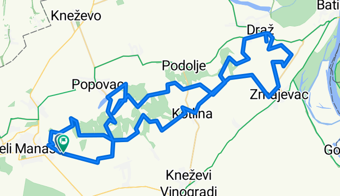 Ulica Ivana Kozarca to Planina