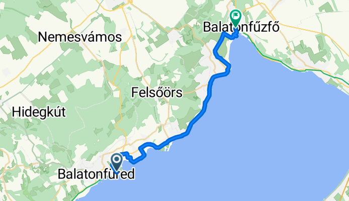 Balatonfüred - Balatonfűzfő