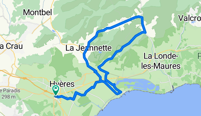 De Avenue Paul Bourget à Avenue Paul Bourget