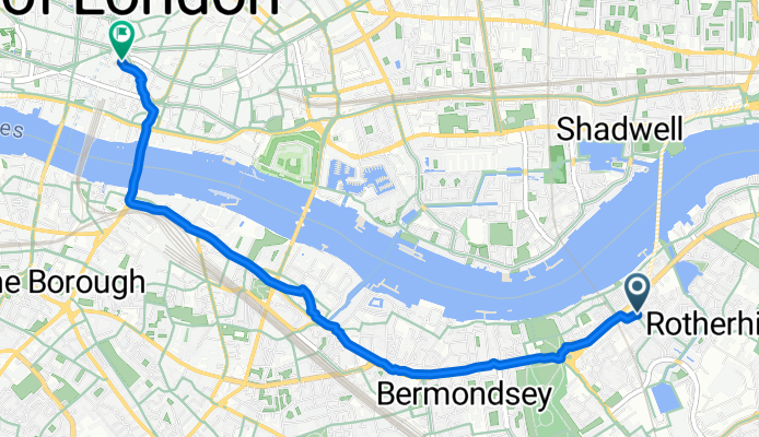 Dominion Drive, London to Walbrook, London