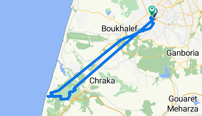 De P5X4+GHJ à Route Sans Nom