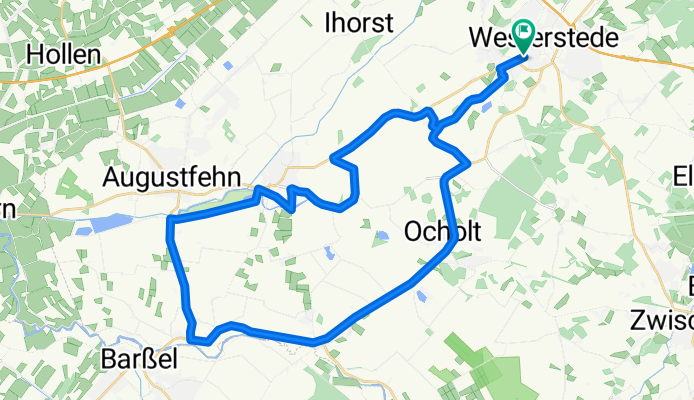 In der Baumschule, Westerstede nach Grüne Straße, Westerstede