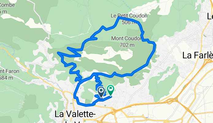 Avenue du Soleil, La Valette-du-Var à Avenue Bel Horizon, La Valette-du-Var