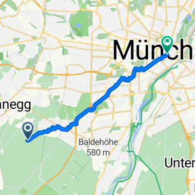 Gautinger Straße, Neuried nach Rosenstraße, München