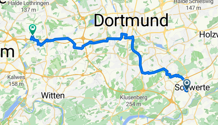 Bahnhofstraße, Schwerte nach Bochum-Nord, Bochum