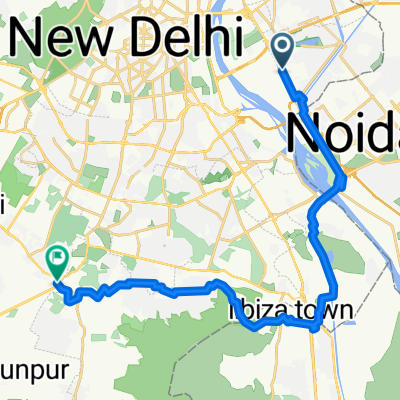Mayur Vihar Phase X-Ing to New Delhi