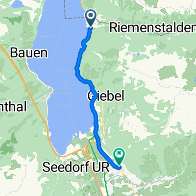 Bahnhofstrasse, Sisikon nach Schybenplätzliweg, Altdorf UR