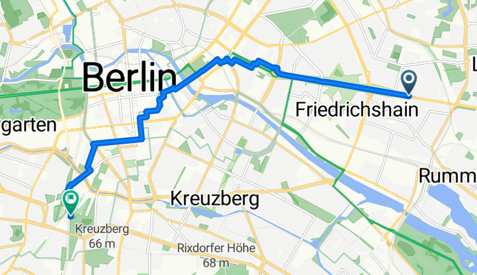 Mainzer Straße, Berlin nach Yorckstraße, Berlin