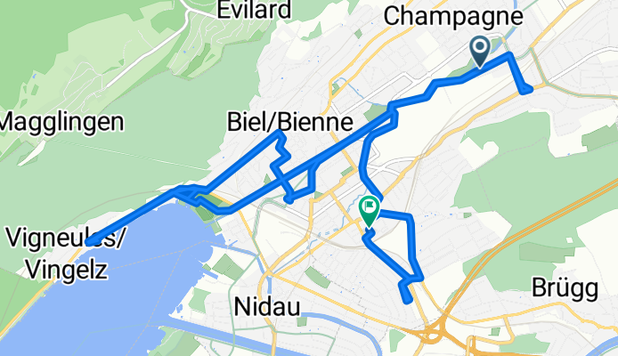 Gottstattstrasse, Biel nach Zionsweg, Biel