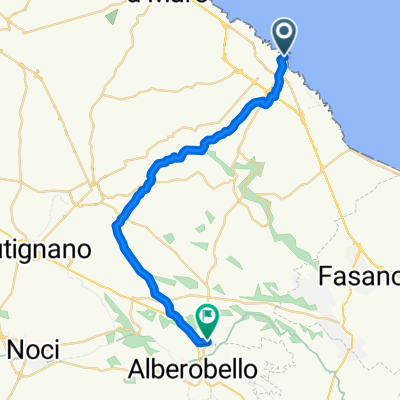 Via Cristoforo Colombo, Monopoli nach SP 113, Alberobello