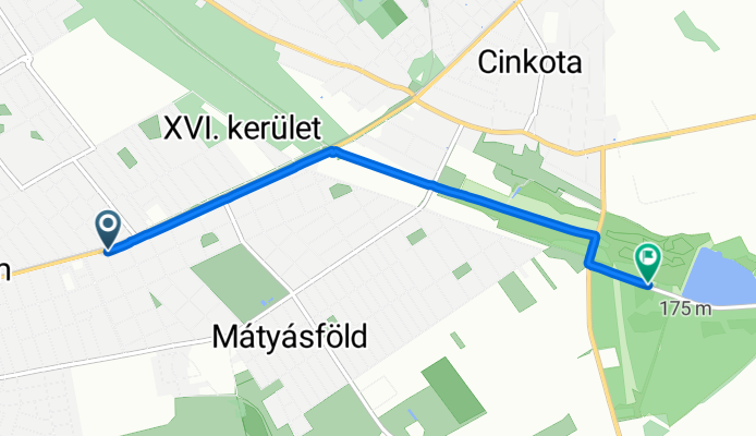 Veres Péter út, Budapest to Nógrádverőce utca, Budapest