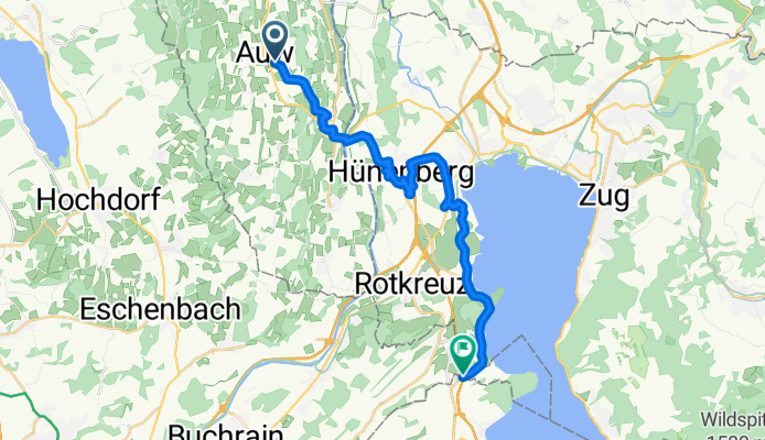 Mühlauerstrasse, Auw nach Zugerstrasse, Küssnacht am Rigi