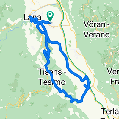 golfplatz bergstrecke lana