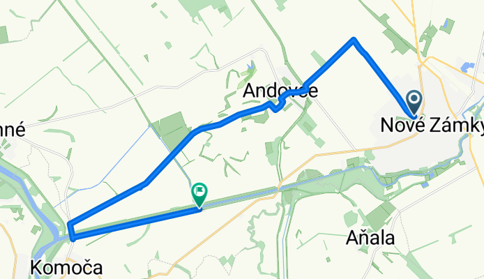 Zdravotnícka, Nové Zámky až Nový Gúg, Nové Zámky