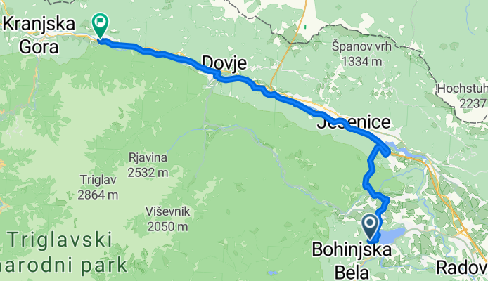 Bled, Bled to Jezerci, Gozd Martuljek