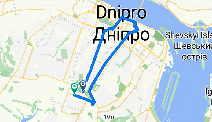 Александра Поля проспект, Днепр до Титова улица, Днепр