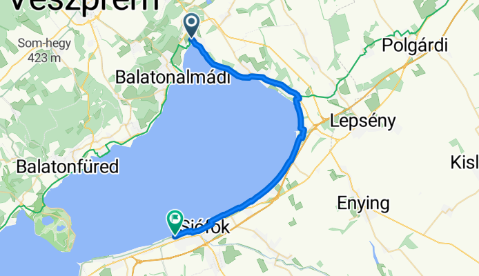 Balatonfűzfő - Vécsey Károly utca, Siófok