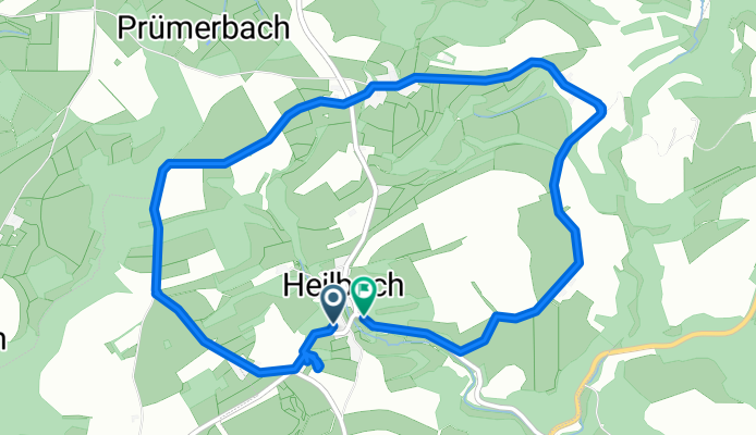 Waldstraße nach Kapellenstraße