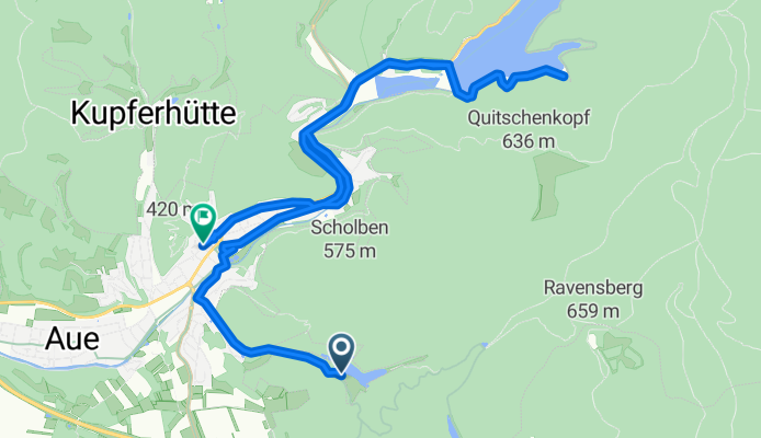 Wiesenbek  nach Odertalsperre