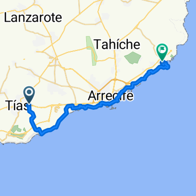 Camino Lugar de Abajo to Avenida de las Islas Canarias