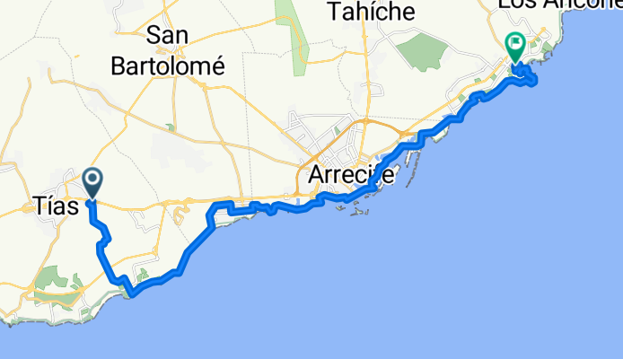 Camino Lugar de Abajo to Avenida de las Islas Canarias