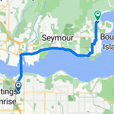 E Hastings St, Vancouver to Gallant Ave, North Vancouver