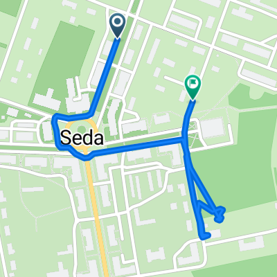 Sporta iela, Seda до Sporta iela, Seda