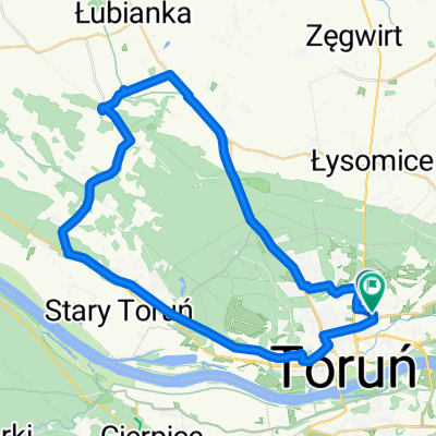 Pod Dębową Górą, Toruń do Pod Dębową Górą, Toruń