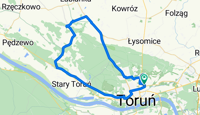 Pod Dębową Górą, Toruń do Pod Dębową Górą, Toruń