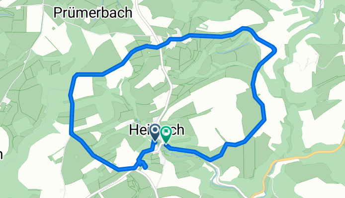 Waldstraße nach Kapellenstraße