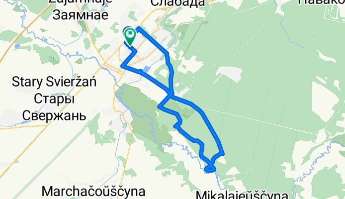 Центральная улица, Столбцы до Центральная улица, Столбцы