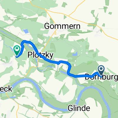Lindenweg, Гоммерн до Alt Elbenau, Шёнебекк