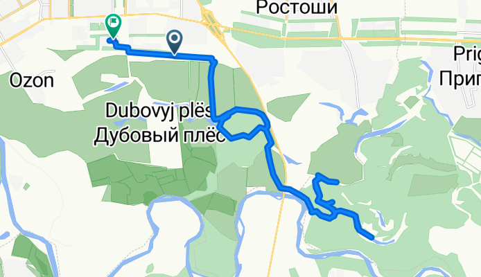 От улица Геннадия Донковцева 43/4 до улица Геннадия Донковцева корпус