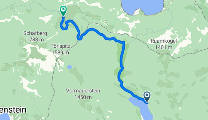 Schwarzensee Eisenaueralm