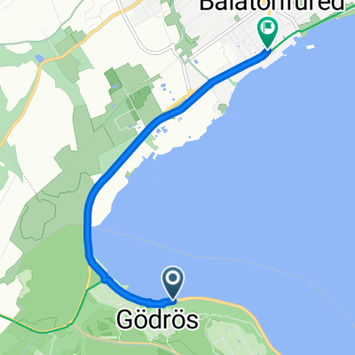 7117-es mellékút, Tihany až Zákonyi Ferenc utca, Balatonfüred