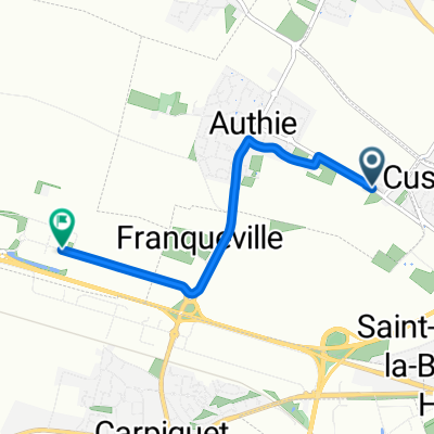 De Rue de l'Abbaye à Rue des Drapeaux