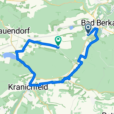 Robert-Koch-Allee, Bad Berka nach Bad Berka