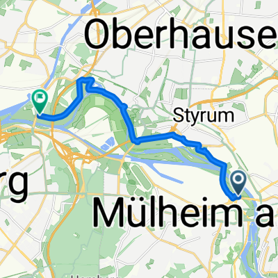 Tunnelstraße nach Emmericher Straße