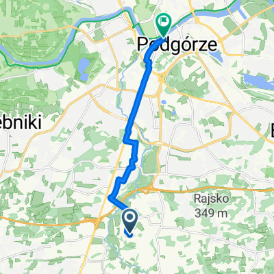 Adama Krzyżanowskiego, Kraków do K Brodzińskiego, Kraków