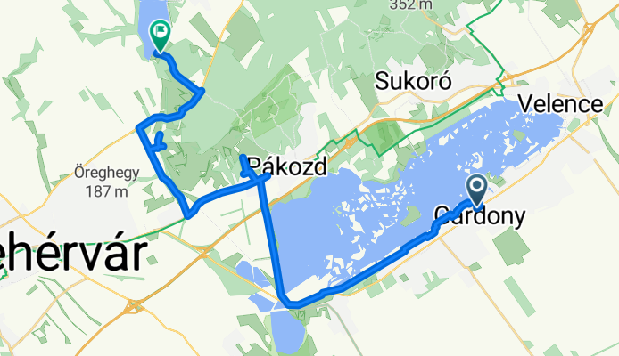 Szabadság út, Gárdony - pátkai tározó