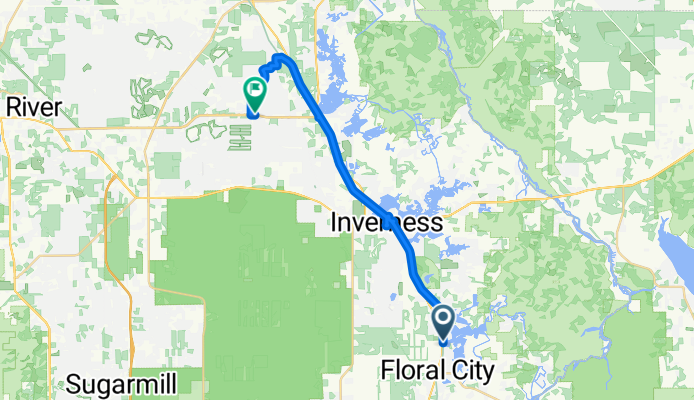 E Kabrich Ln, Floral City to N Trucks Ave, Hernando