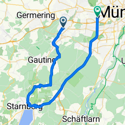 Grawolfstraße, Gräfelfing nach Camerloherstraße, München