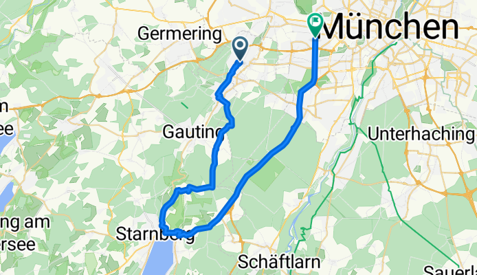 Grawolfstraße, Gräfelfing nach Camerloherstraße, München