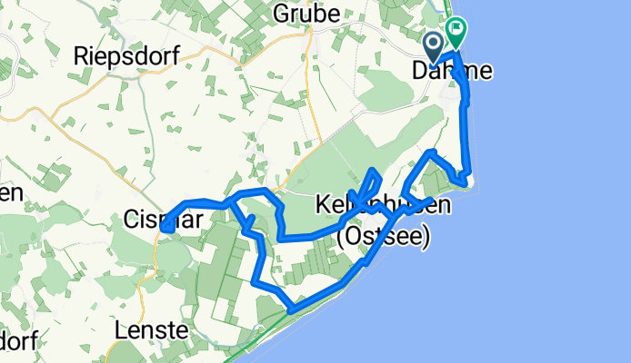 Kornhof, Dahme nach An der Strandpromenade, Dahme