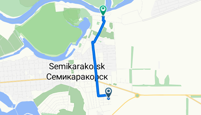 От Станичная улица до Придонская улица