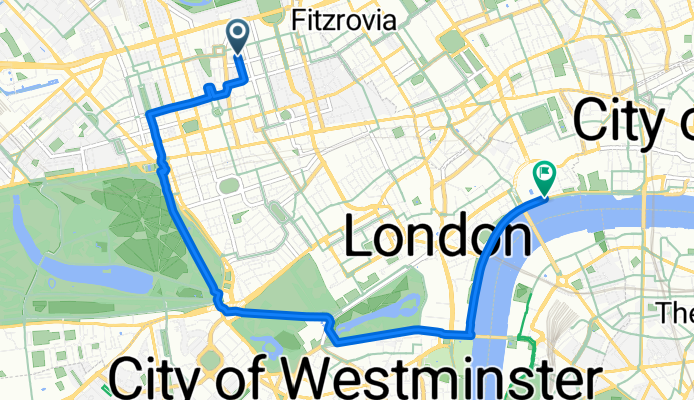 Nottingham Street, London to City of Westminster, London
