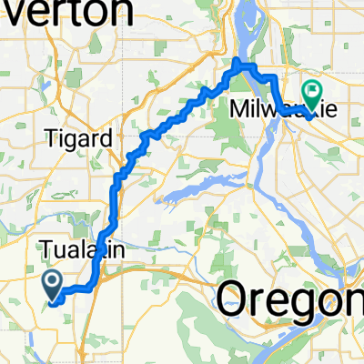 SW 110th Pl, Tualatin to SE Rio Vista St, Milwaukie