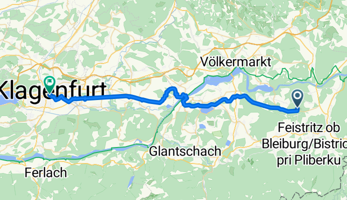 Bleiburg/Pliberk - Klagenfurt am Wörthersee