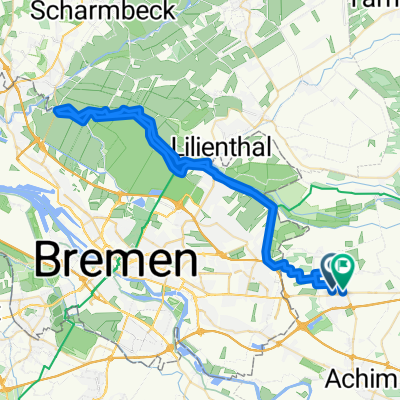 Oyten Hauptstraße nach Hauptstraße