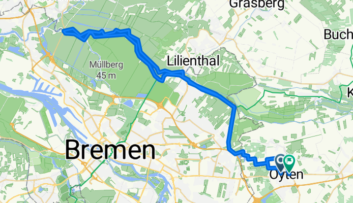 Oyten Hauptstraße nach Hauptstraße